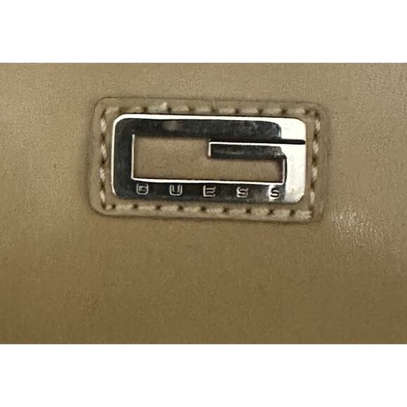 GUESS Camel HOBO Style Shoulder Bag Silver Hardware - Picture 2 of 7